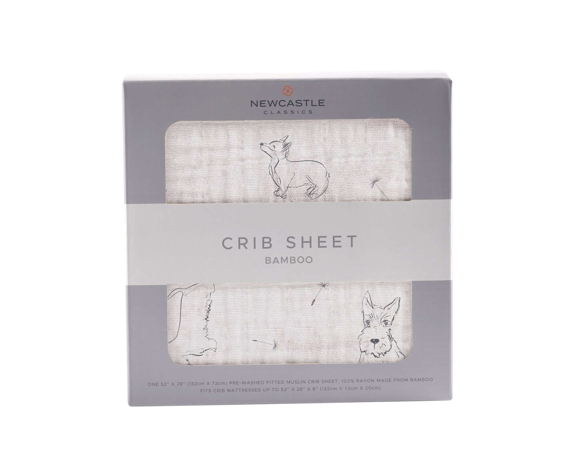 Corgi Muslin Crib Sheet
