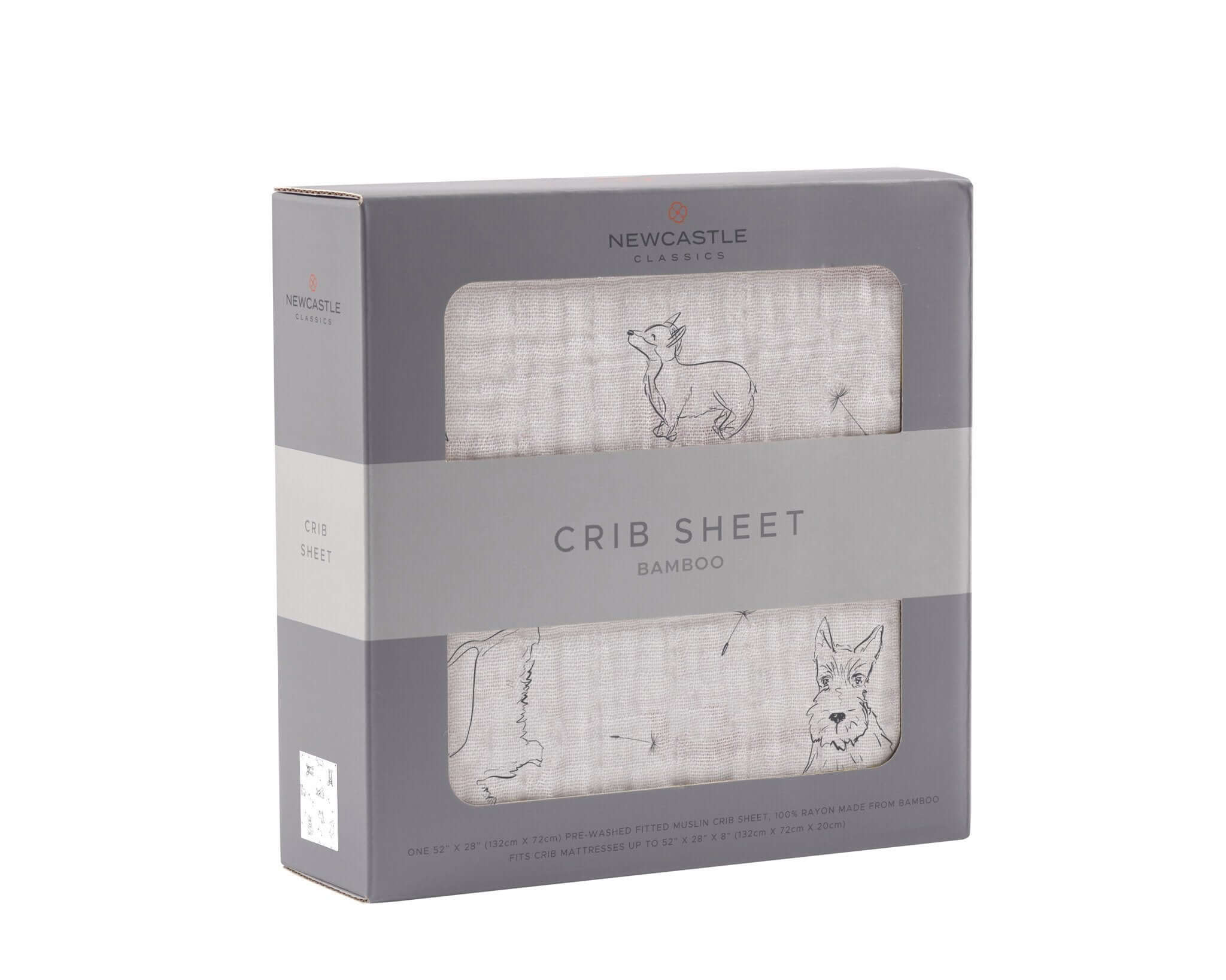 Corgi Muslin Crib Sheet