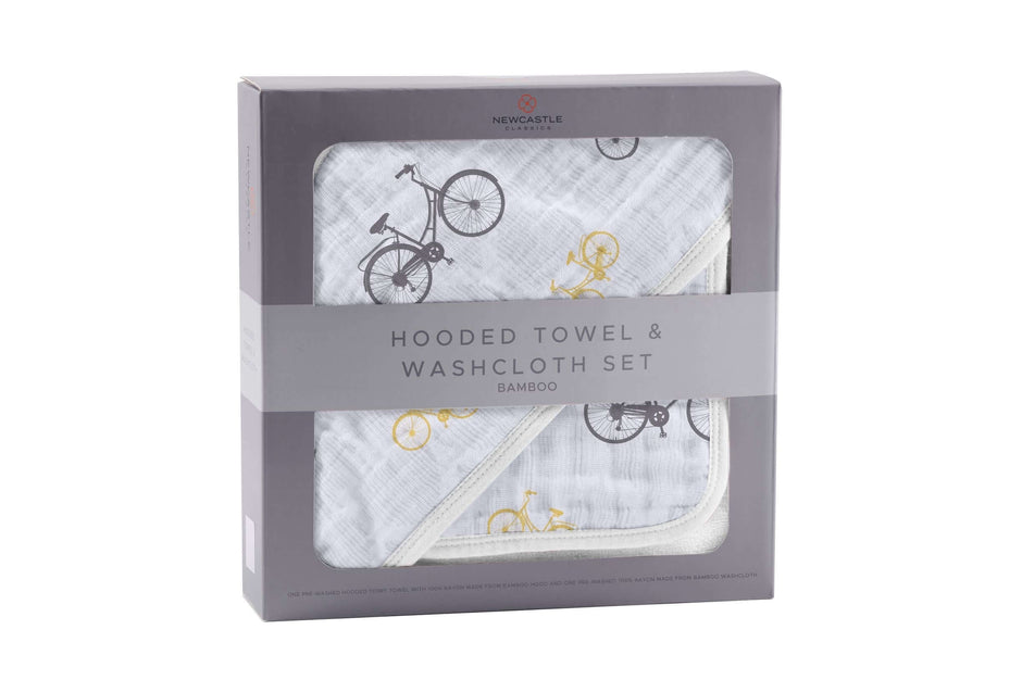 Vintage Bicycle Towel Set