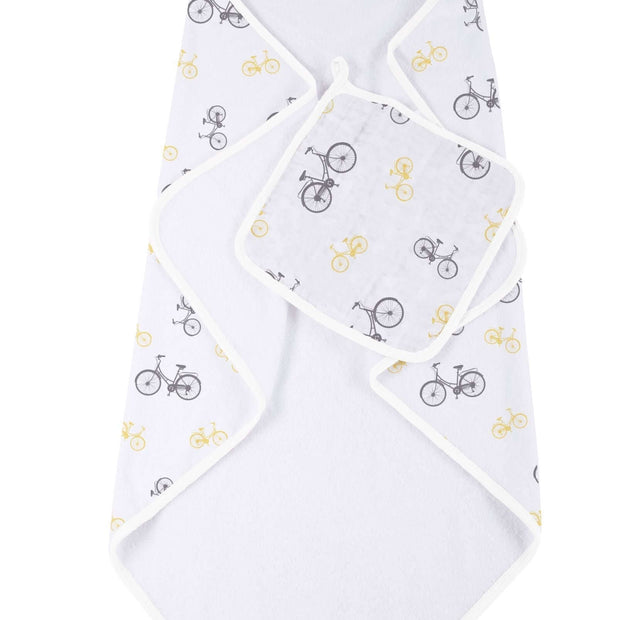 Vintage Bicycle Towel Set