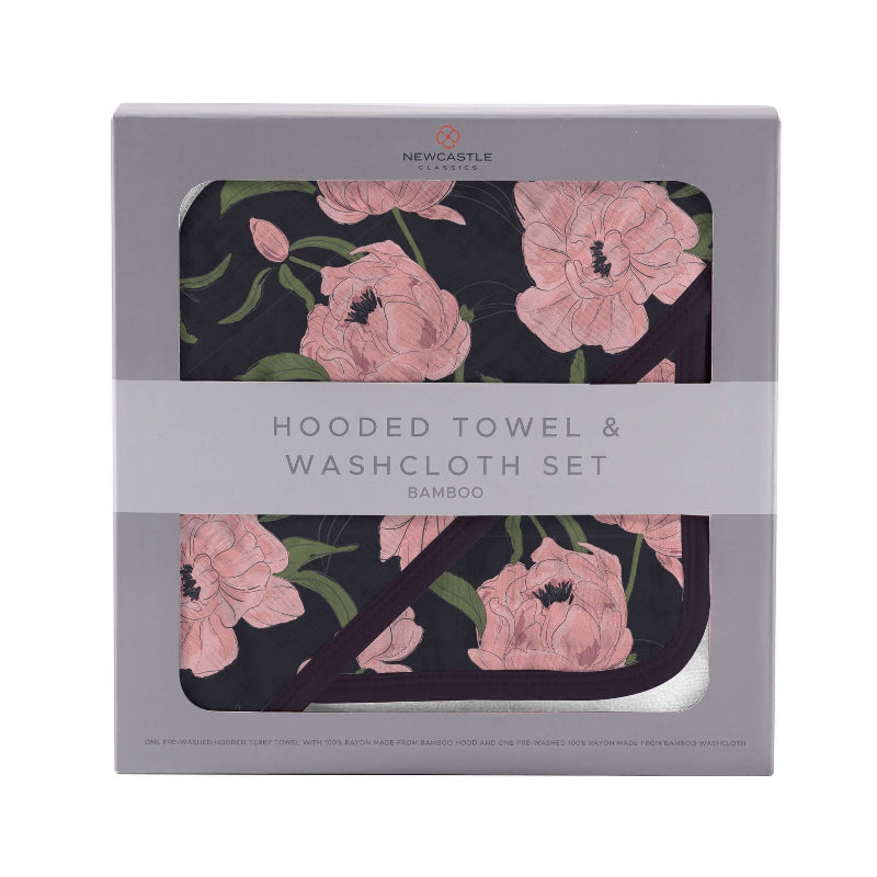 Peonies Bath Set