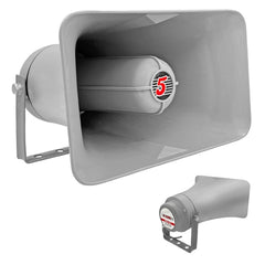 5 Core PA Horn Speaker Outdoor 6" x 10" Siren Loudspeaker 200W