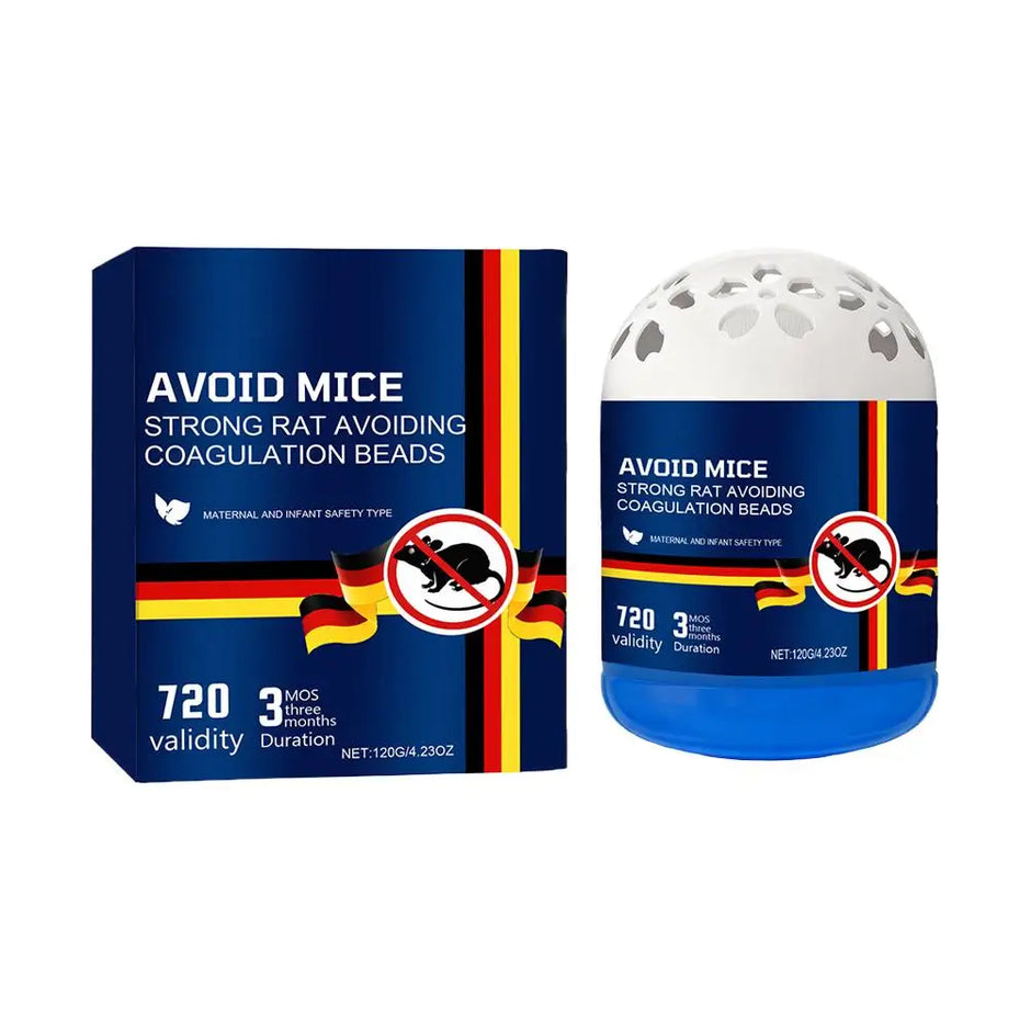 Powerful Rodent Repellent Beads 720 Days Long Lasting Mouse & Rat Deterrent for Home Use