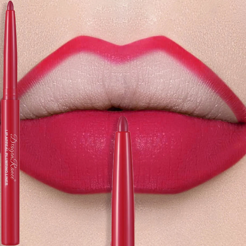 Matte Mauve Lipstick Pencil – Long-Lasting Waterproof Non-Stick Velvet Lipliner Crayon