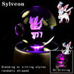 Pokémon 3D Crystal Ball Night Light with Color-Changing LED Base