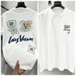 Louis Vuitton Multicolor Graphic Crew Neck Short Sleeve T-Shirt – Black & White