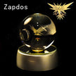 Potdemiel 3D Pokémon Crystal Ball 5cm with LED Lamp Base