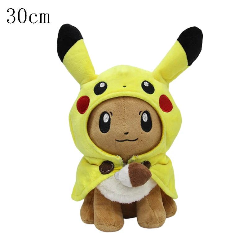 Pokémon Plush Toys – Pikachu, Eevee & Charizard, 20–30 cm | Soft Collectible Plush