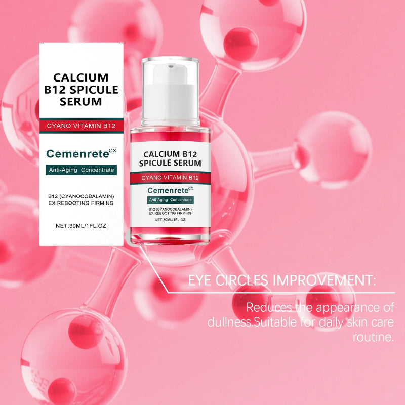 Calcium Skincare Set Anti-Aging Facial Serum, Eye Patches & Multi Balm for Fine Lines and Dark Circles Care