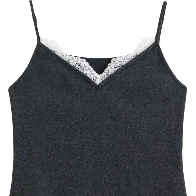Lace Detail Sleeveless Camisole for Women