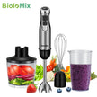 BioloMix 4-in-1 1200W Immersion Hand Stick Blender with Chopper, Whisk, Smoothie Cup and US Plug