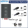 EPEVER 30A MPPT Solar Charge Controller 12V/24V Waterproof IP68 Tracer7810BP Solar Regulator