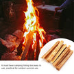 1-Box 170g Fatwood Fire Starter Sticks with Metal Storage Tin for Outdoor Camping