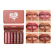 6-Color Mini Lip Liner & Lipstick Pencil – 2-in-1 Waterproof Matte Lip Makeup
