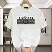 Patterned Print Short Sleeve 2026 Summer Short Sleeve Luxury Versatile Cotton Breathable Printed T-shirt for Men and Women