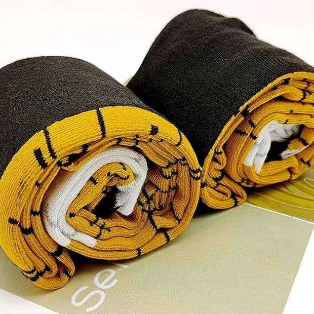 3 Pairs of Black Fun Chicken Claw Socks, Suitable for Casual or Formal Attire, with Interesting Sock Pattern Design