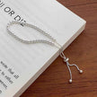 100% Solid 925 Sterling Silver Metal Bracelets for Women Men Beads Adjuatable Handmade Simple Bracelet Birthday Christmas Gift