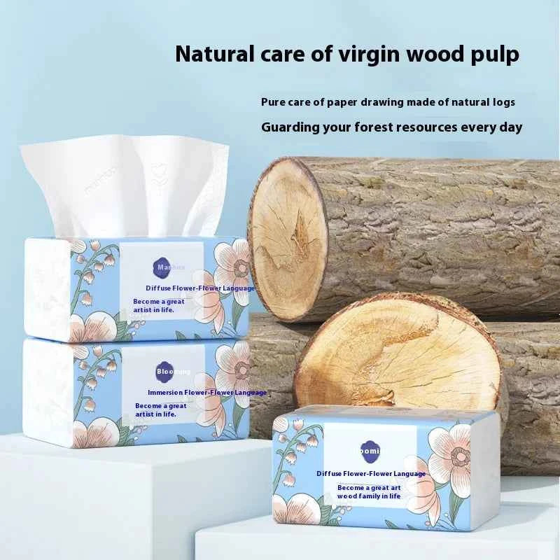 Drawing Paper Household Toilet Paper Affordable Pack Napkins Thickened 5 Layers of Paper Towels Napkins Napkins Facial Tissues