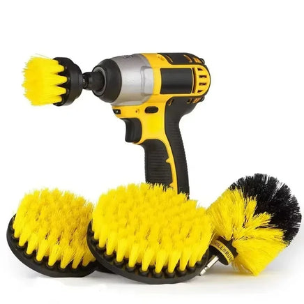 Electric Drill Scrubber Brush Kit for Car, Carpet & Glass