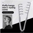 Men's Styling Comb Set, Plastic Material, Portable Small Easy Storage, Hair Grip Define Volume, Travel Office Dorm Use
