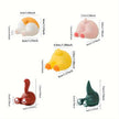 1PC-Cute Toothbrush Holders, Wall Mounted Toothbrush Storage Rack,Funny Cartoon Animal Tail Hook, Wall Cute Hanger, Bathroom
