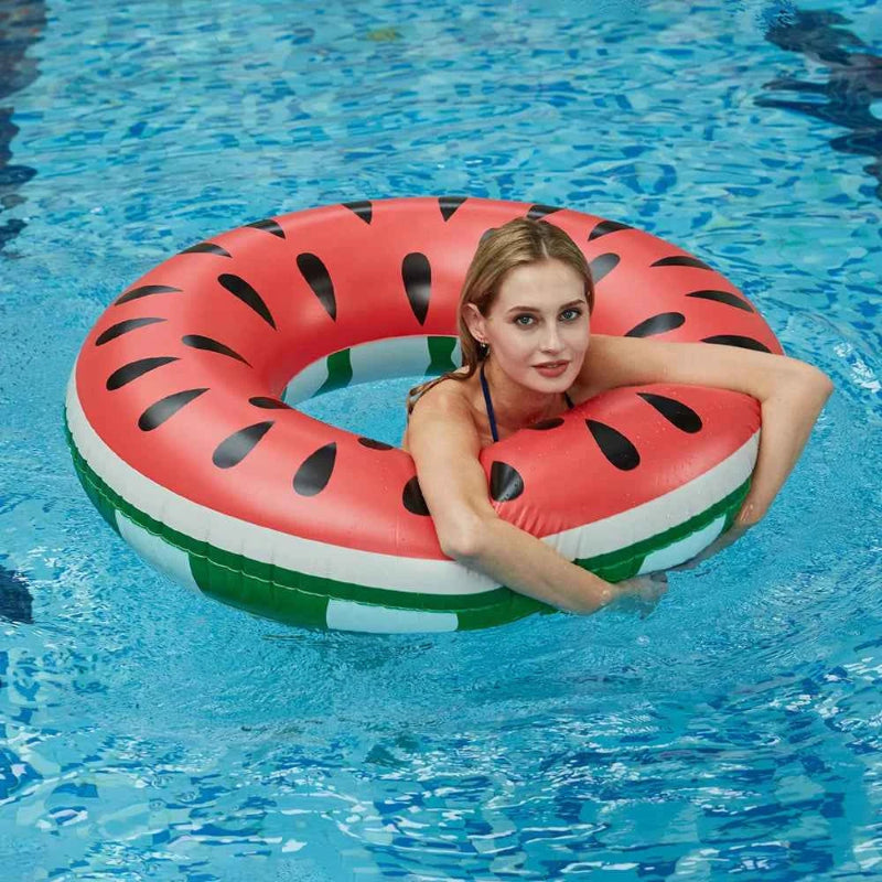 Inflatable Watermelon Pool Floats for Adult Swimming Rings Float for Party,Lake Beach for Kids Adults