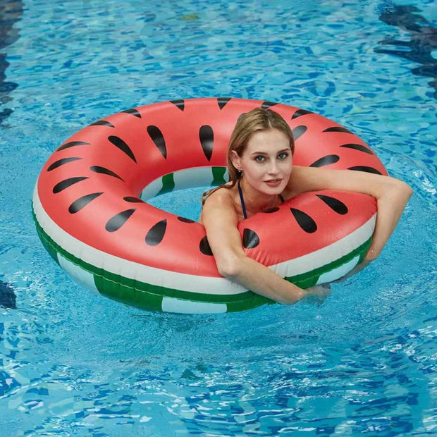 Inflatable Watermelon Pool Floats for Adult Swimming Rings Float for Party,Lake Beach for Kids Adults