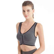Running Fitness Sports Bra Front Zipper Women's Underwear Shockproof without Underwire Bralette Breathable Seamless Brassiere