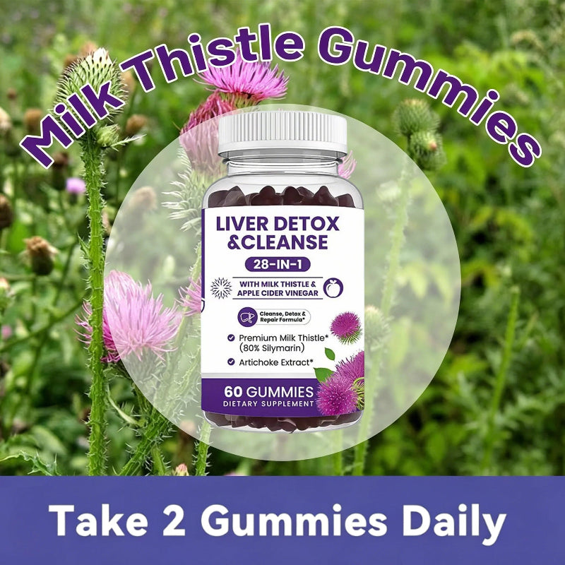Liver Cleanse & Detox Gummies – Digestion, Immunity & Metabolism Support