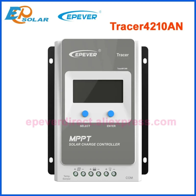 EPEVER MPPT Tracer Solar Charge Controller 10A 20A 30A 40A 12V/24V Battery Regulator