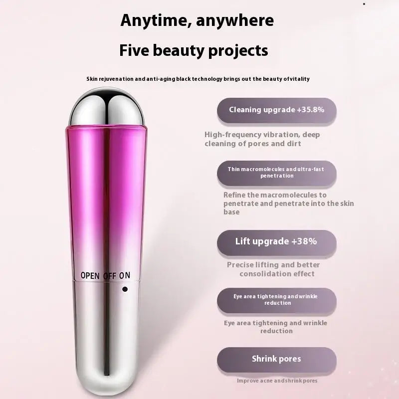 mini MASSAGE SY-15 Electric Facial Massager – 13,000 Micro-Vibration Portable Beauty Device