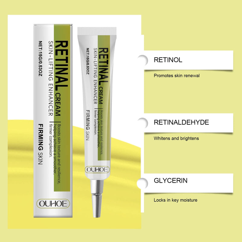 OUHOE Retinal Cream Anti-Aging Face Moisturizer for Women Firming Brightening Deep Hydration Night Cream