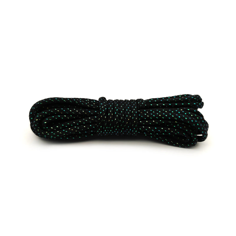 5m/10m Reflective Woven Paracord Rope 4mm Thick Outdoor Camping & Hiking Utility Cord