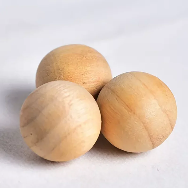 5Pcs Camphor Wood Blocks for Insect Prevention – Household Moth Repellent Balls for Wardrobes & Storage Areas