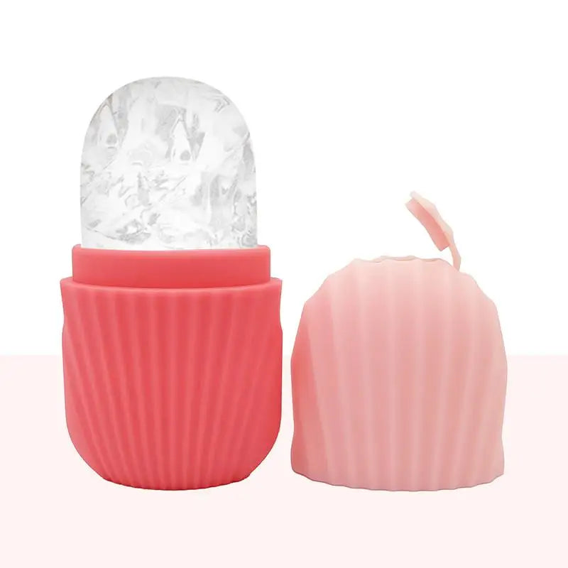 Reusable Silicone Ice Roller for Face & Eyes – Cooling Facial Massage Tool for Skin Care and Eye Bag Relief