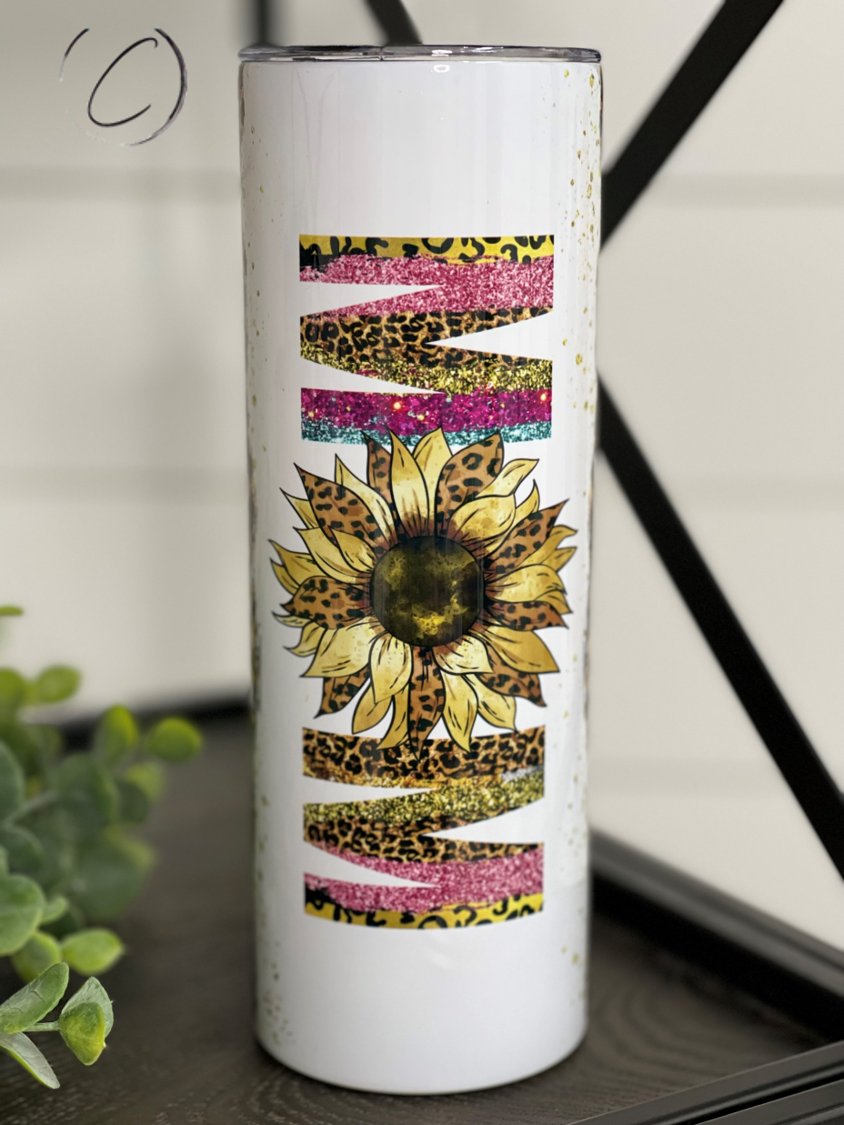 Sunflower Mom Tumbler