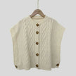 Knitted Button-Up Vest – Stylish Casual Wear for Women | Multi-Color Options