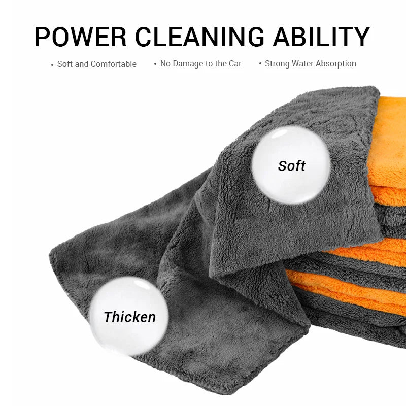 SEAMETAL 600GSM Microfiber Car Cleaning Towels 40×40cm