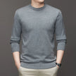 Men’s Classic Crewneck Knit Pullover Sweater – Long Sleeve Solid Color Casual Knitwear