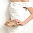 Fashion Women's Handbag Bride Metal Gold Women Luxury Evening Banquet Clutch Bag Shoulder Wedding Purse Party Crossbody Bag