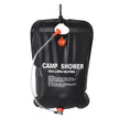 20L Solar Camping Shower Bag with Hose, Red Shower Head and Hanging Handle