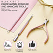 MAKARTT Premium Manicure Kit with Nail Files & Cuticle Tools