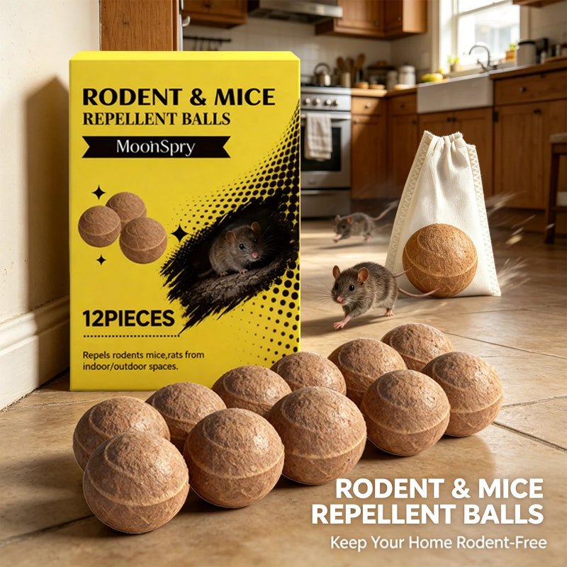 Peppermint Oil Mice Repellent Balls – Long-Lasting Natural Rat Repellent for Indoor & Outdoor Protection