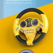 Infant Simulation Steering Wheel Toy with Light Sound Effects Kids Early Education Driving Toy for Stroller Car Play