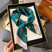 Set of 24 Silk Scarves – Colorful Printed Fashion Accessories