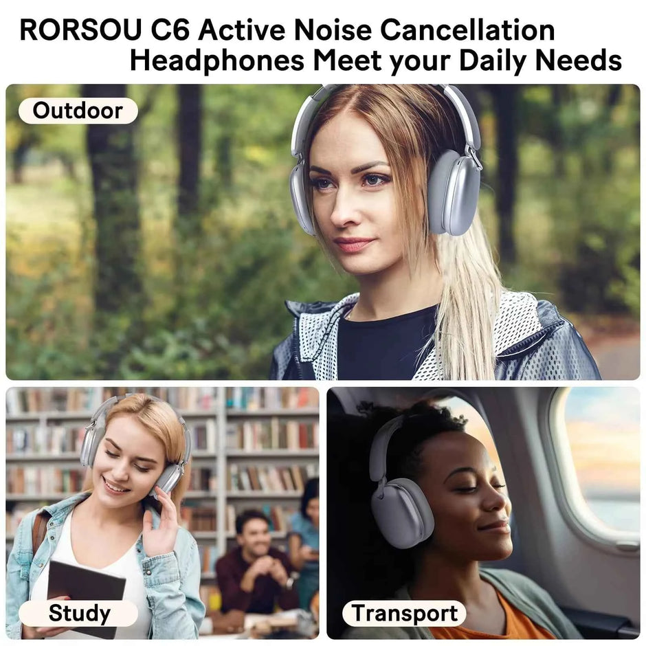 Fashion Bluetooth Headphones Wireless Over-Ear Headsets with Microphone Volume Control for Sports And Running Headset Game