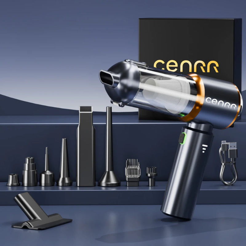 CENRR New Mini Car Vacuum Cleaner 998000Pa Powerful Portable Handheld Vacuum & Blower