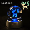 Pokémon 3D Crystal Ball Night Light with Color-Changing LED Base