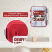 RHINO RESCUE 350 Piece First Aid Kit OSHA Emergency Medical Supplies with Portable Case for Home, Office & School