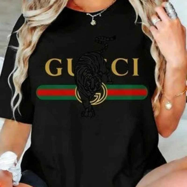 Gucci Tiger Graphic T-shirt – Stylish Casual Wear for Women